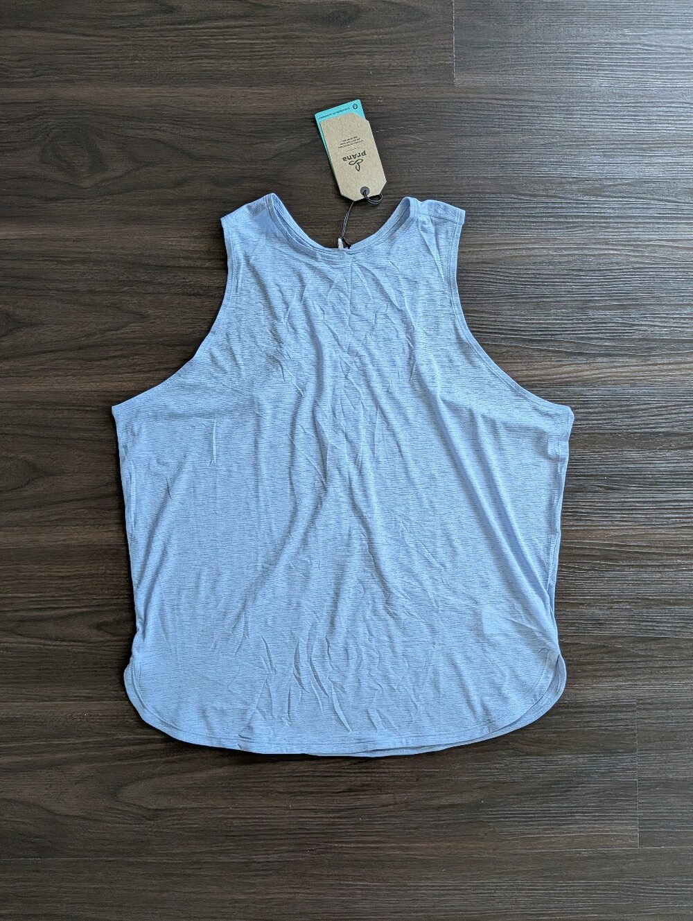 PrAna Light Blue Leesha Tank Top XL Activewear Workout Gorpcore Outdoors - Picture 4 of 8